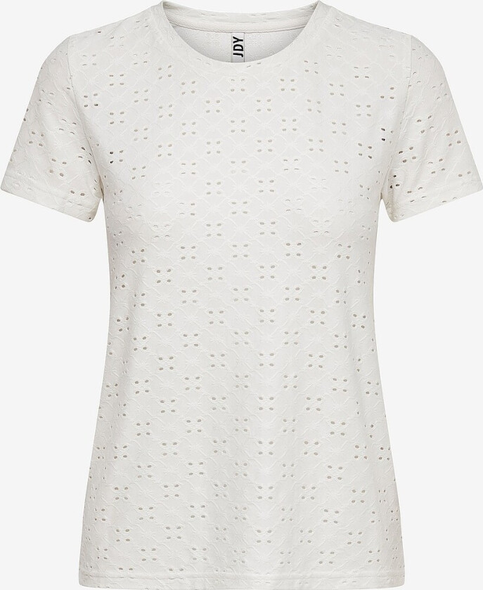 Topp jdyCathinka S/S Tag Top Jrs - Hvit