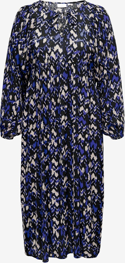 Kjole carYaya Life L/s Calf Dress - Blå