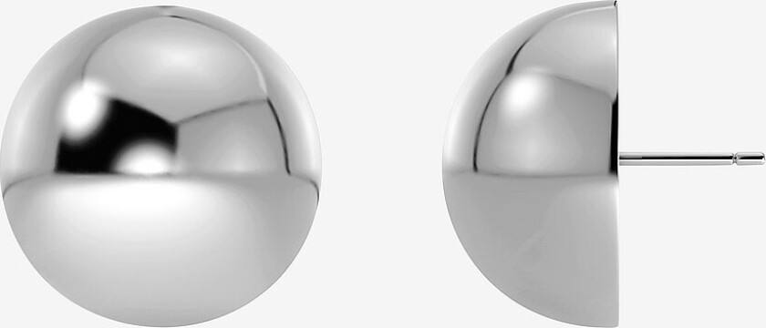 Øredobber Bead Studs Steel - Sølv