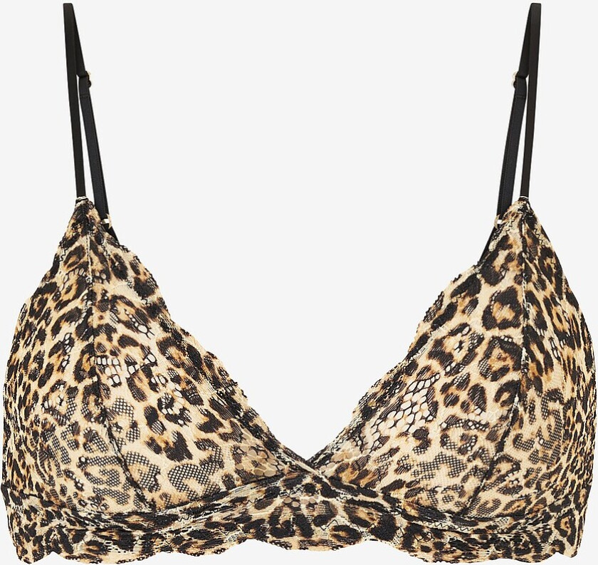 Myk BH Lace Triangle Bralette - Gull