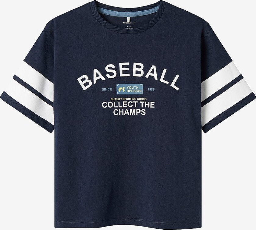 T-skjorte nkmDonio SS Nreg Top Box - Blå