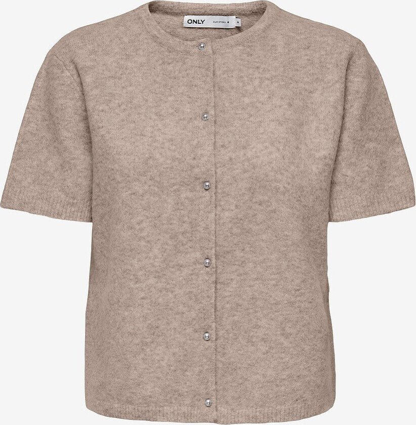 Topp onlElla S/S Cardigan EX Knt - Beige
