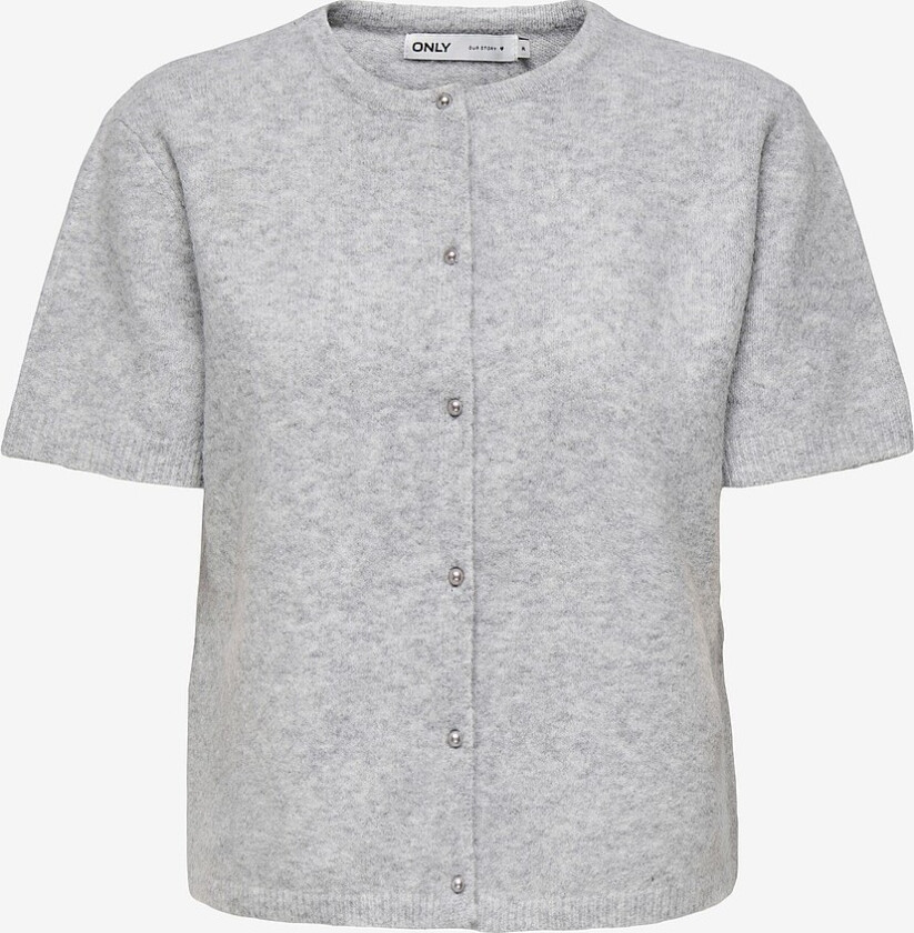 Topp onlElla S/S Cardigan EX Knt - Grå