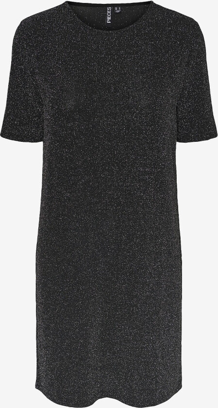 Kjole pcLina SS O-neck Short Dress - Svart
