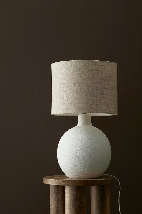 Bordlampe Leiah - Hvit