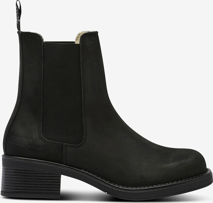 Chelseaboots i skinn - Svart