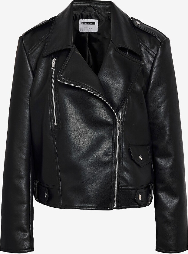 Jakke nmRocket PU Biker S* - Svart
