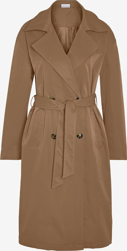 Trenchcoat nmManya L/S - Brun