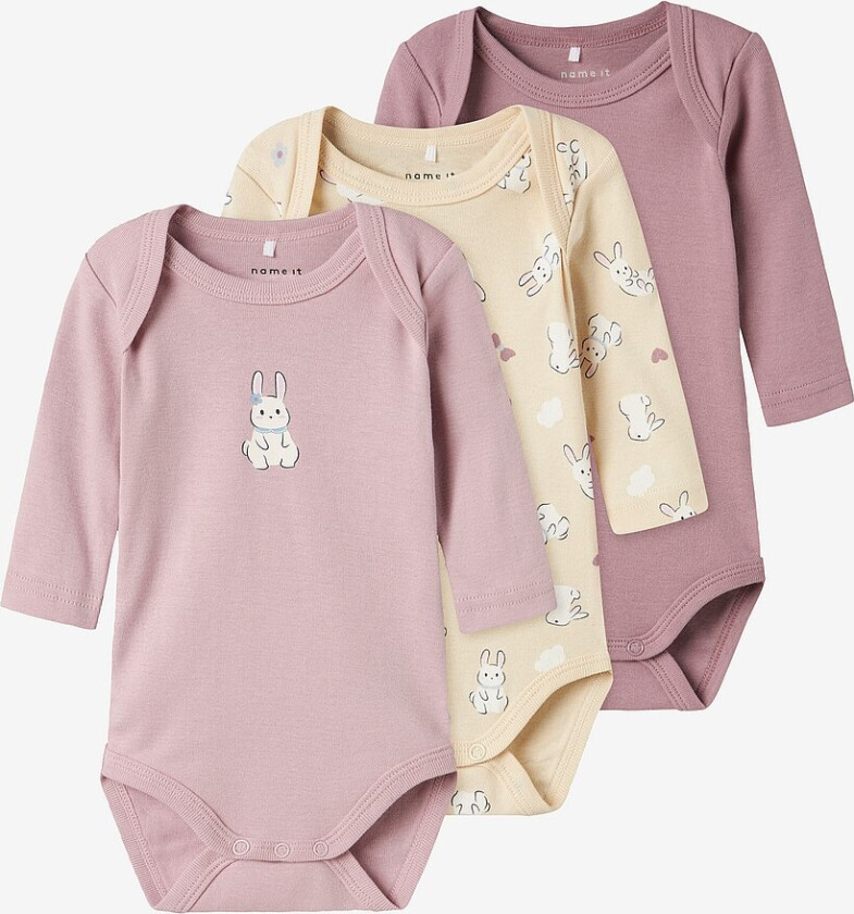 Body nfBody 3P LS Summr Sand Rabbit Noo - Flerfarget