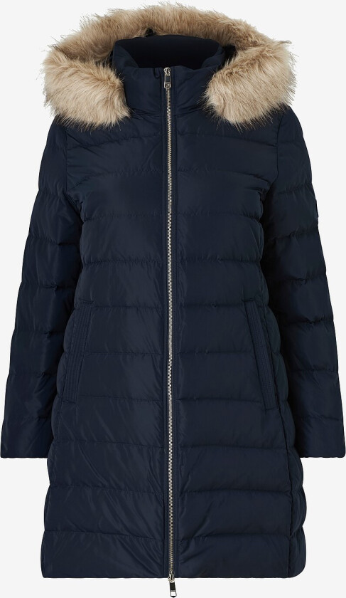 Dunfrakk Crv Tyra Heritage Coat With Fur - Blå