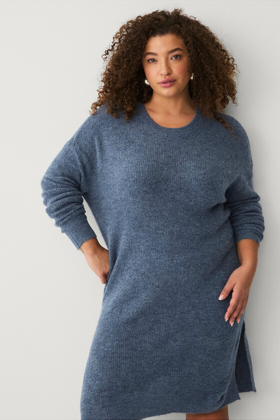 Kjole cAmaya L/S Abk Dress - Blå