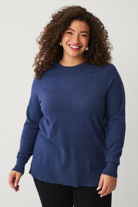 Genser caElla L/S Pullover - Blå