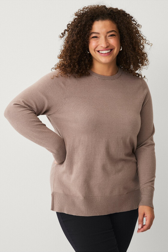 Genser caElla L/S Pullover - Grå