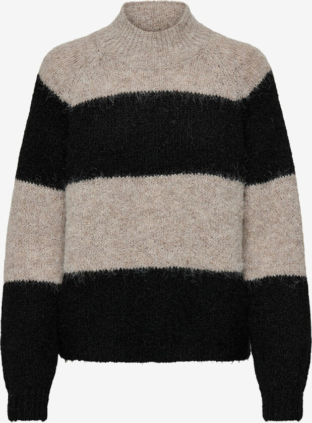 Genser jdyZoey Life L/S HN Raglan Pul Knt - Grå