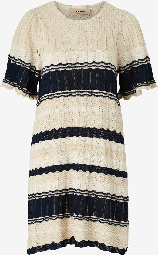 Kjole spRyett Knit Dress - Beige