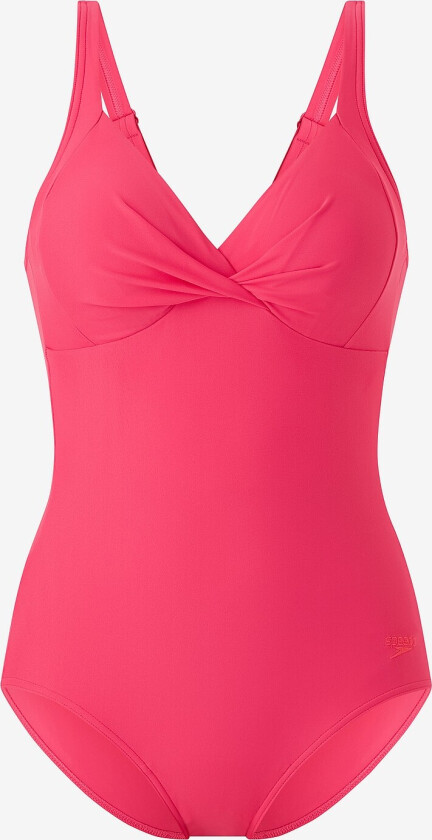 Badedrakt Womens Shaping Cross Knot 1 Piece - Rosa