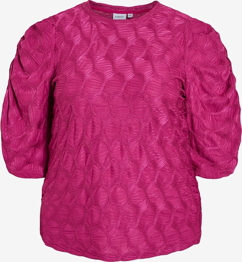 Topp viElvisa O-neck 2/4 Top - Lilla