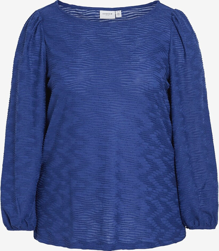 Topp viOfira Boatneck L/S Top - Blå