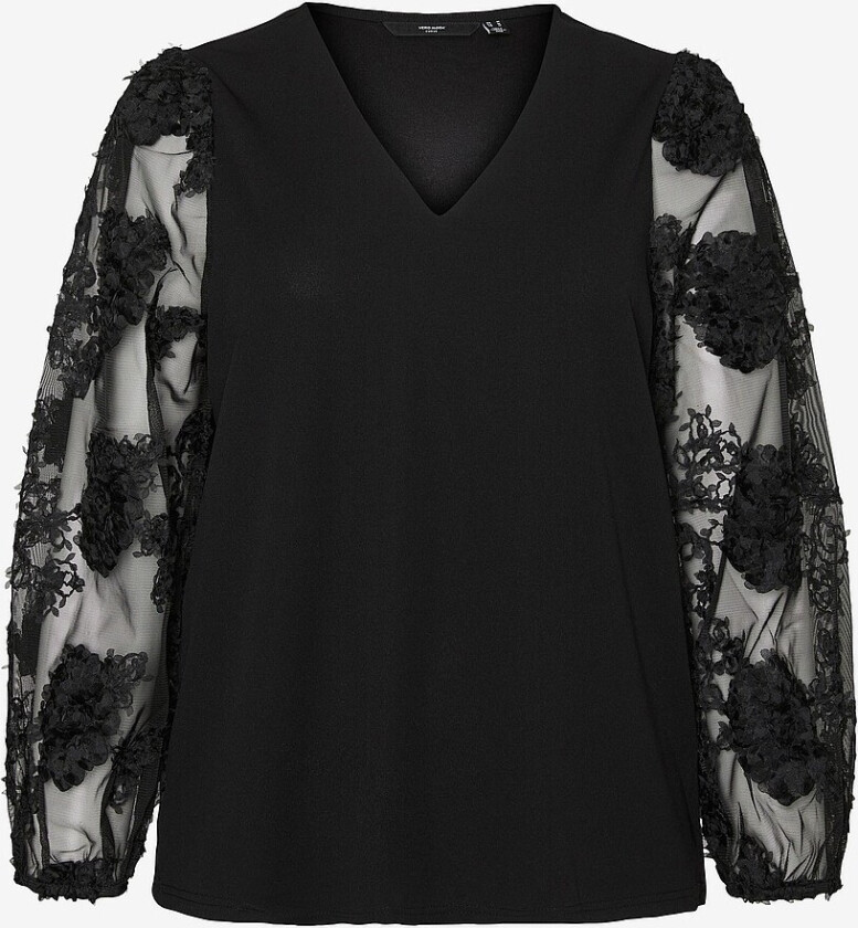 Topp vmcEmmaly LS Top Jrs GA Cur - Svart