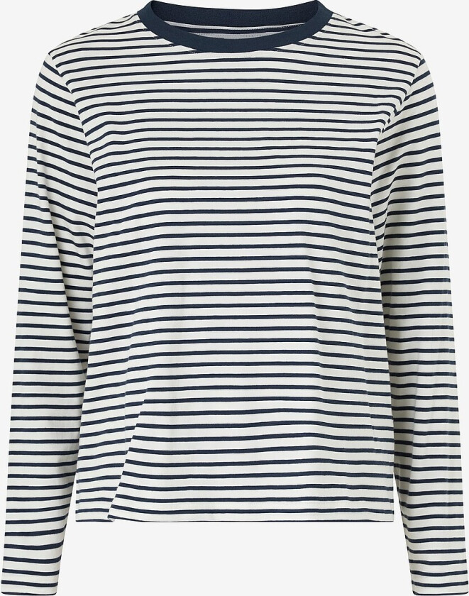 Topp ihMira Loose LS3 - Hvit