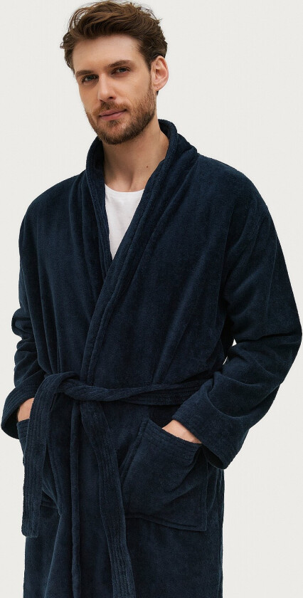 Morgenkåpe Lewis Velour - Blå