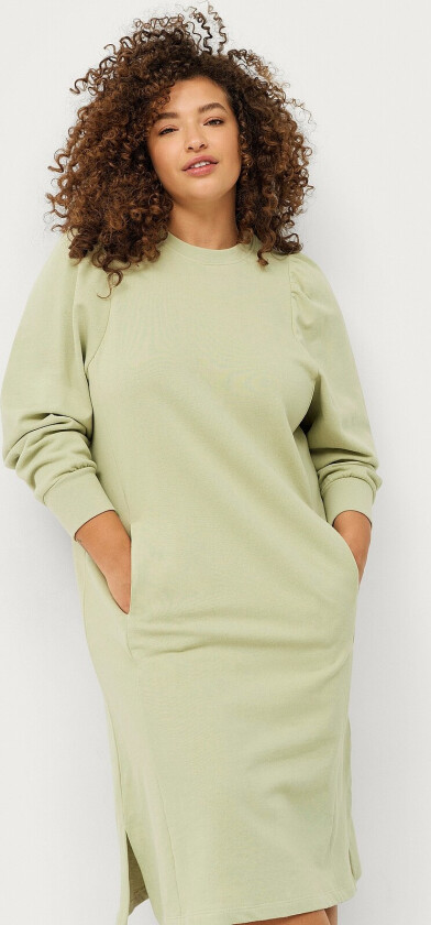 Sweatshirtkjole Belinda - Grønn