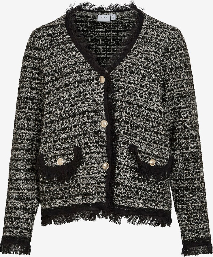 Kardigan viSolera L/S Detail Knit Cardigan - Svart