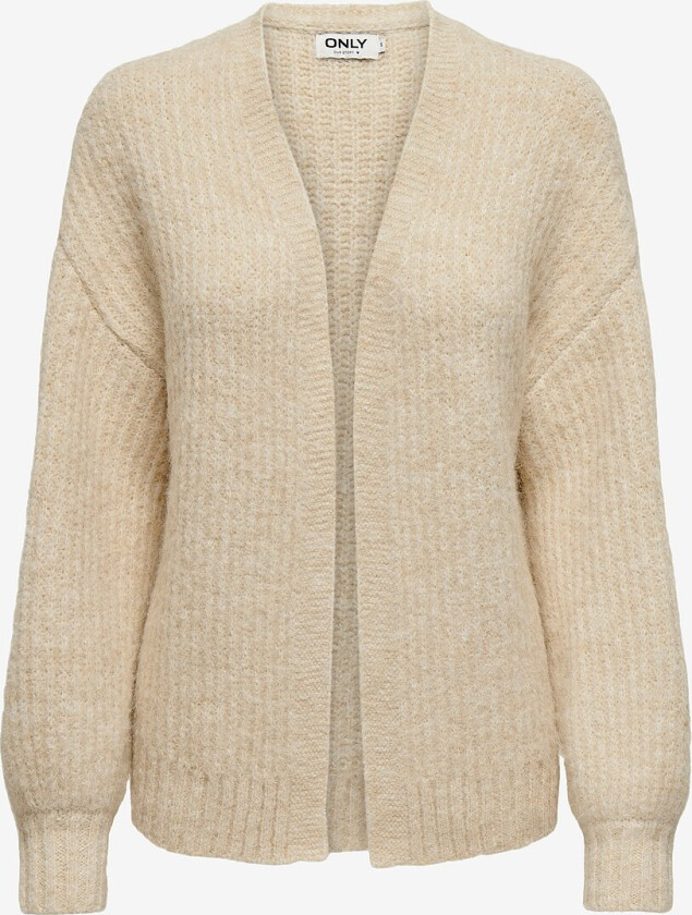 Kardigan onlMaggie Life LS Rib Open - Beige