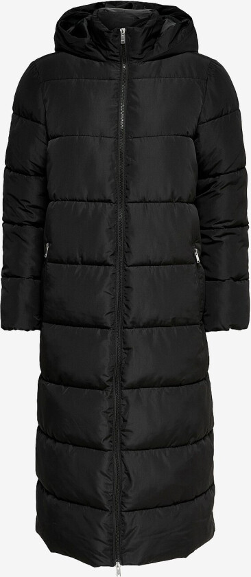 Kåpe onlAnna X Long Hood Puffer Coat - Svart