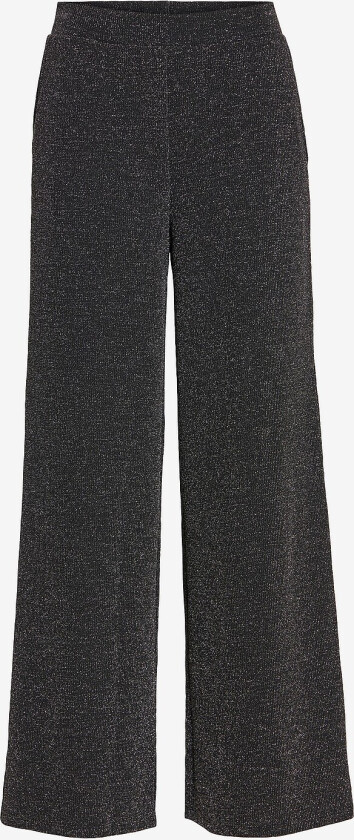 Bukser viEleina HW Wide Pants - Svart