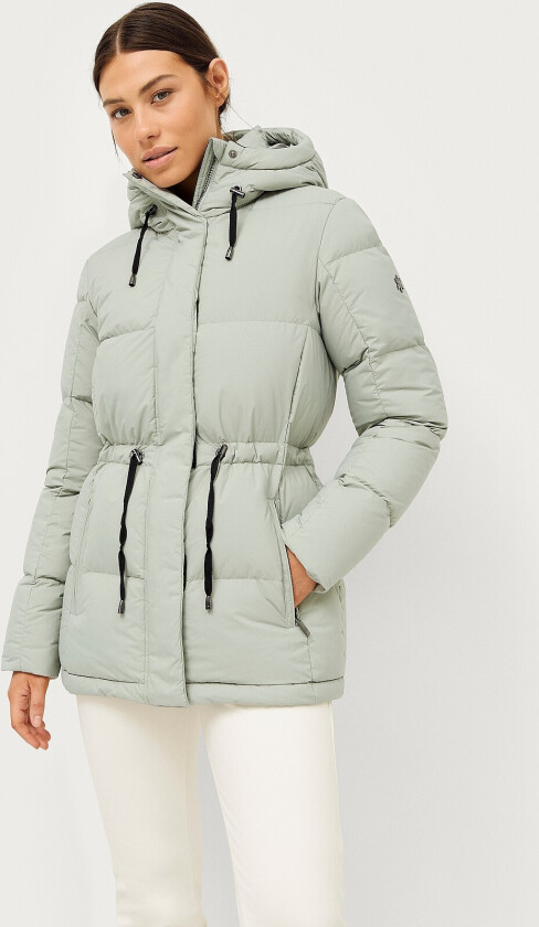 Dunjakke Gold Down Jacket w Drawstring - Grønn