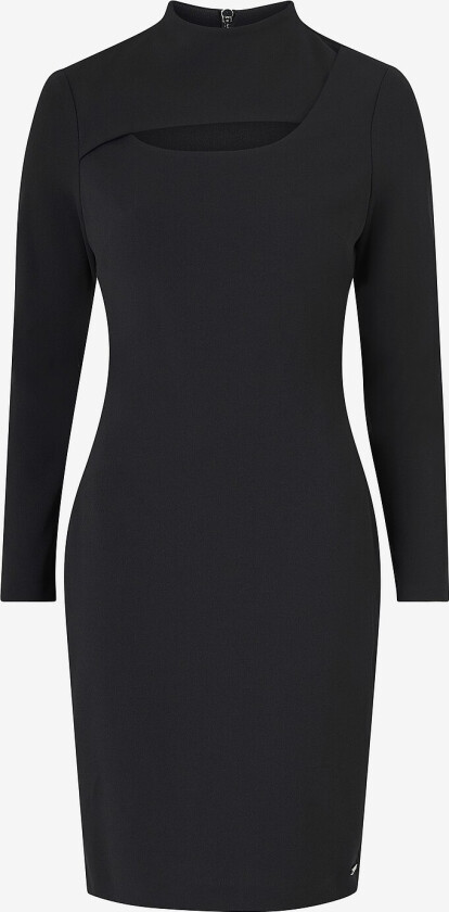 Kjole Scuba Crepe Cut Out Dress - Svart