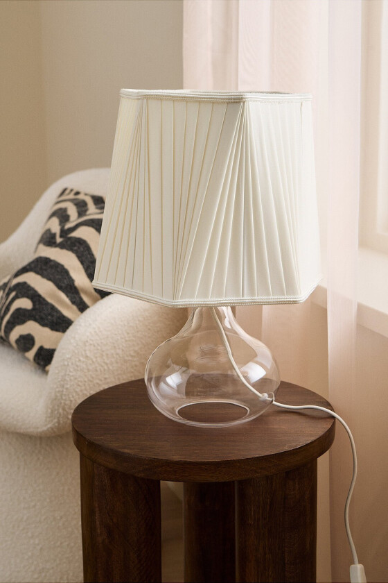 Bordlampe Violet - Transparent