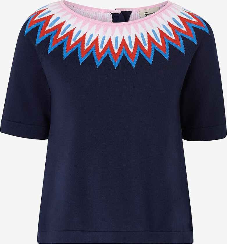 Genser Christina SS Jumper - Blå