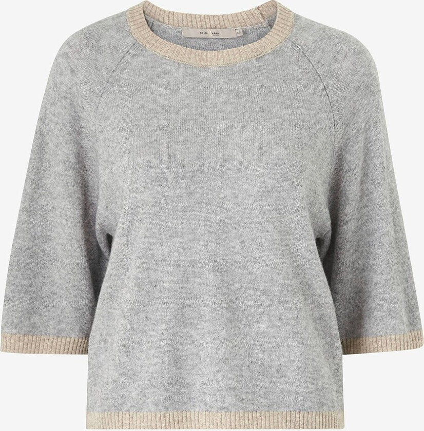 Topp Kash Mix Pullover - Grå