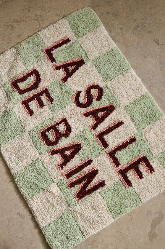 Badematte Bathmat Paris - Grønn