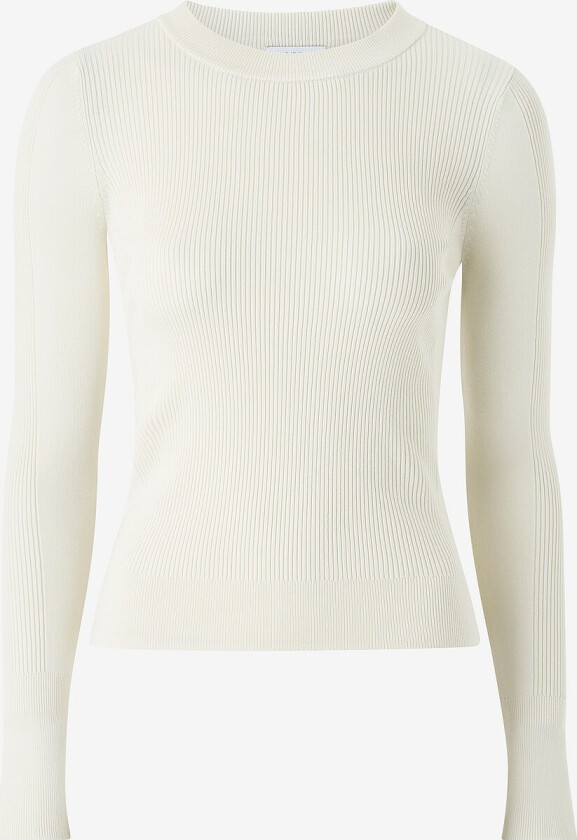 Genser Rib Mix Sweater - Beige