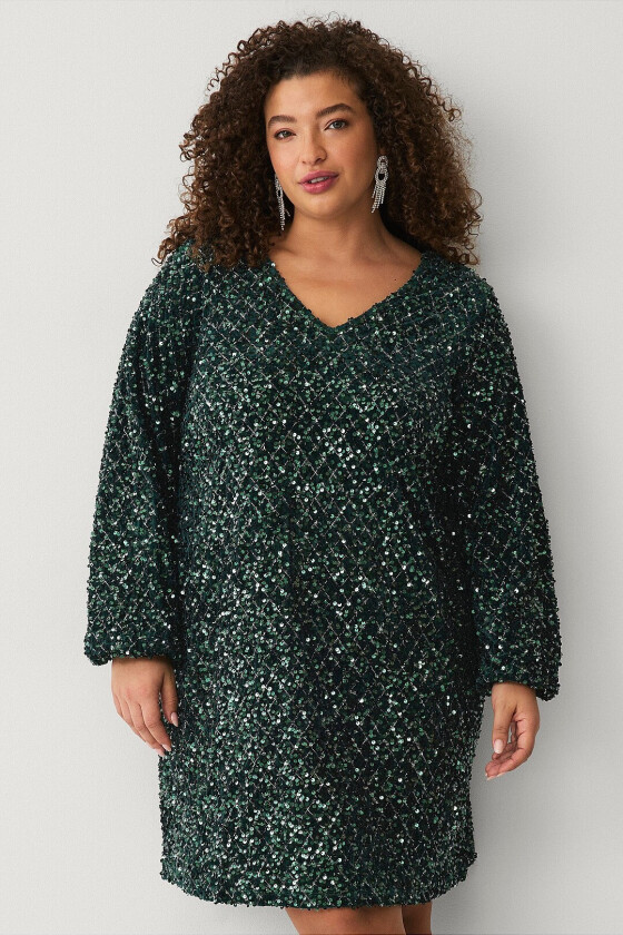 Kjole mRutti L/S Abk Dress - Grønn