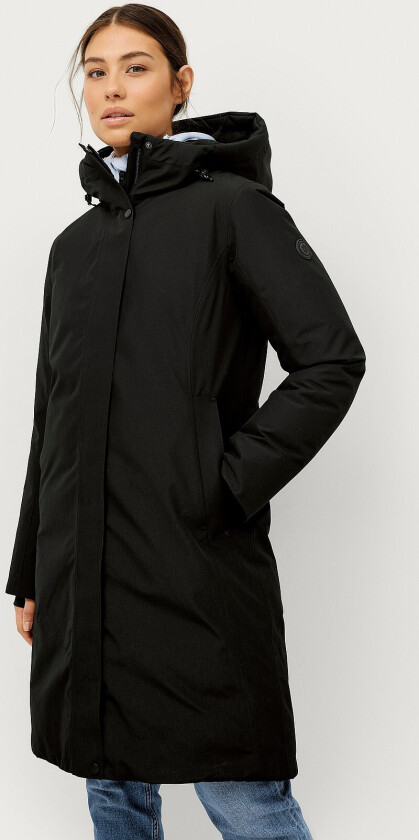 Dunparkas Down Parka Polar W - Svart