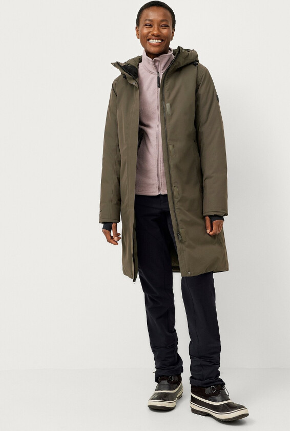 Dunparkas Down Parka Polar W - Grønn
