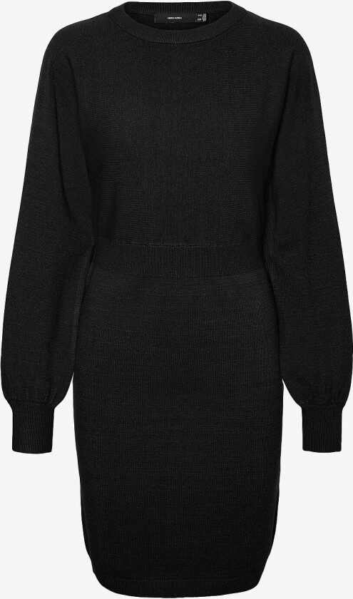 Kjole vmHollykaris LS O-neck Dress GA Boo - Svart