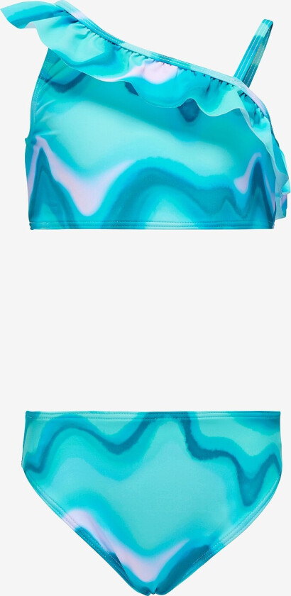 Bikini kogLaura One Shoulder Bikini Set - Blå