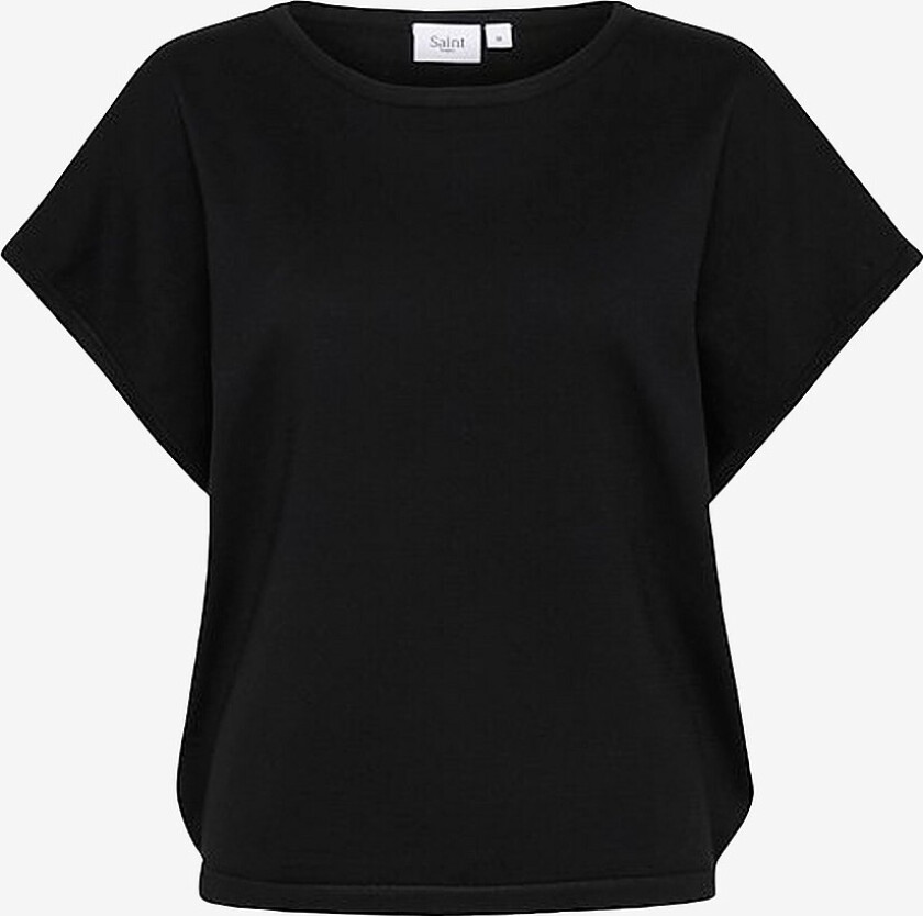 Topp Milasz R-n SS Pullover - Svart