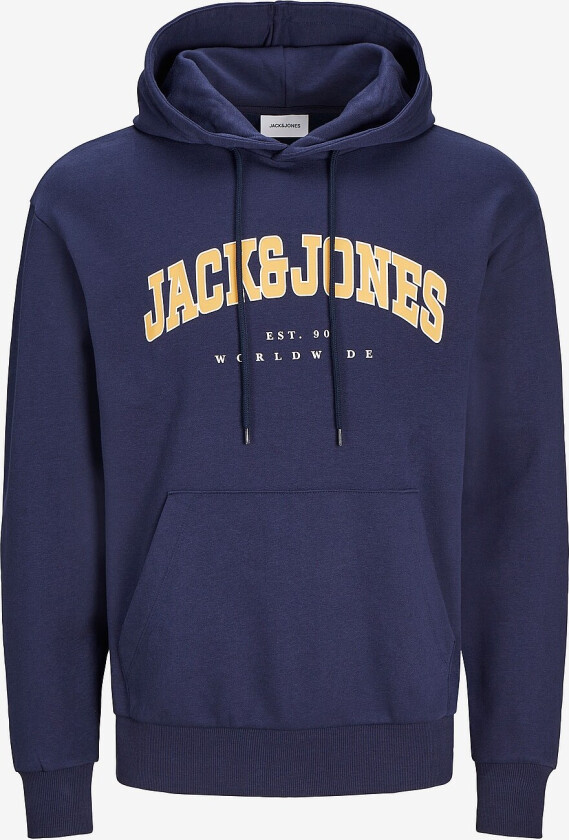 Hettegenser jjeCaleb Varsity Sweat Hood - Blå