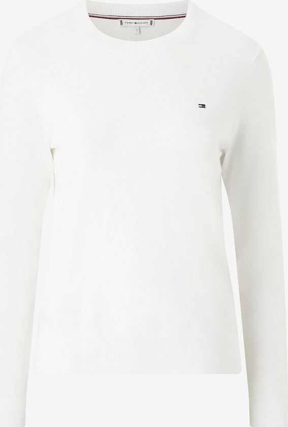 Genser CO Jersey Stitch C-nk LS Swt - Beige