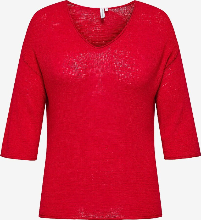Pullover carSunny 3/4 V-neck Knt - Rød