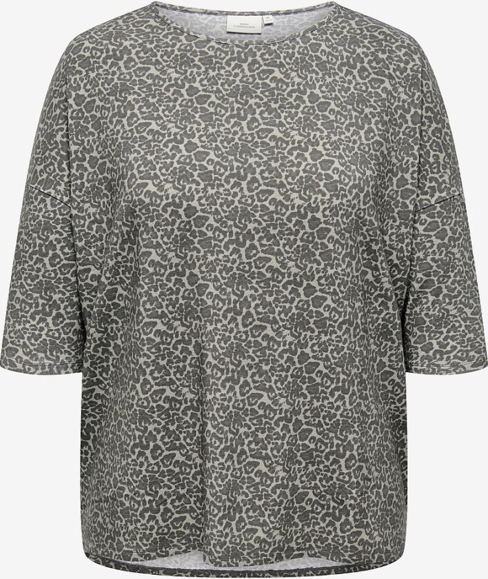 Topp carLarama 3/4 O-neck Top Jrs - Grå