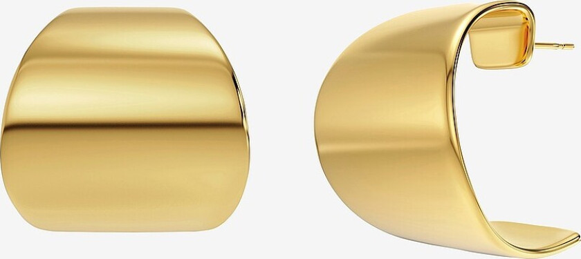 Øreringen Solo Hoops L Gold - Gull