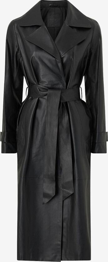 Skinnjakke Trench Coat North - Svart