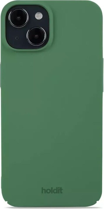 Holdit iPhone 14 / 13 Slim Plast Deksel - Forest Green